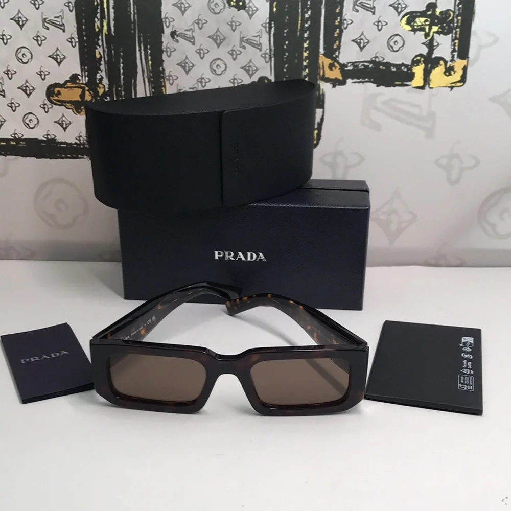 New Authentic Prada PR06YS Brown Sunglasses – Bold Luxury with UV Protection